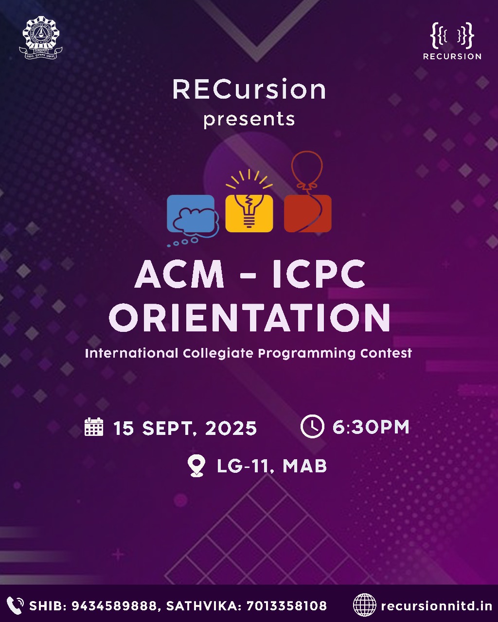 RECursion Event Poster