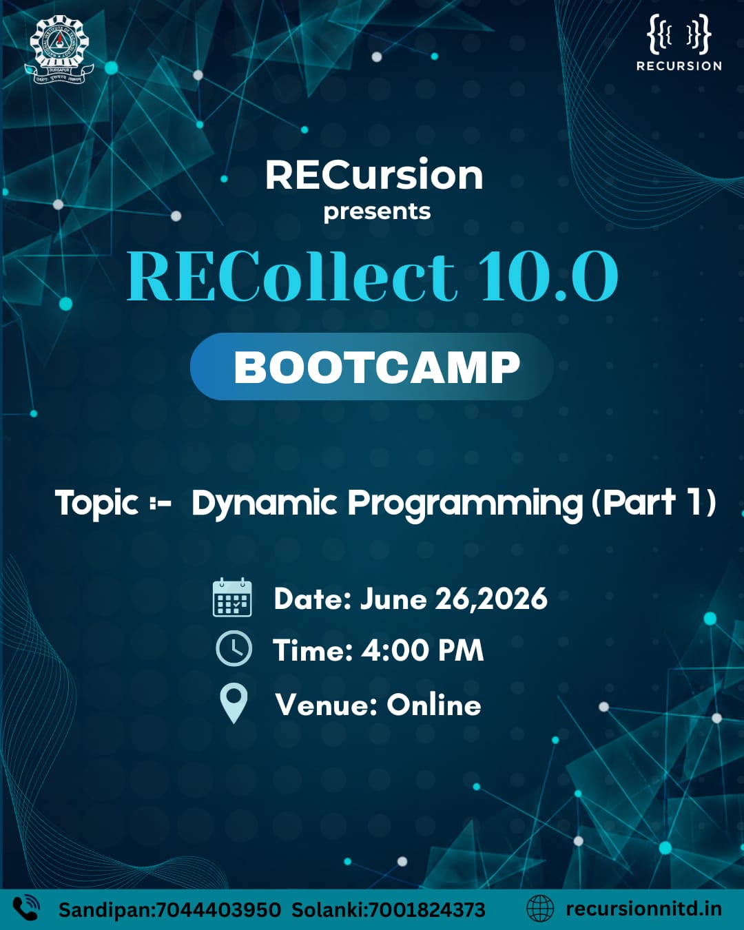 RECursion Event Poster
