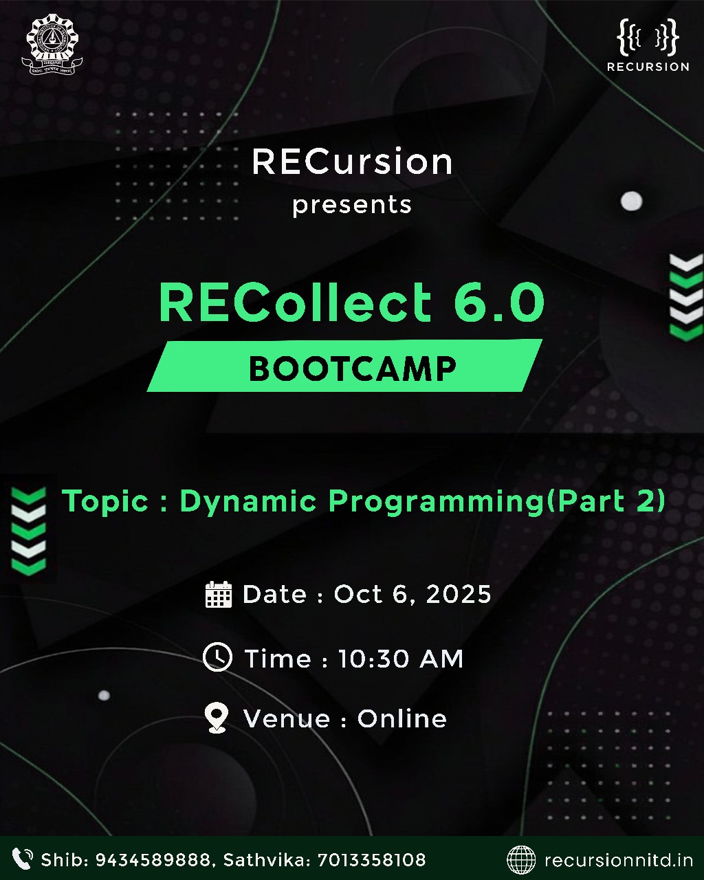 RECursion Event Poster